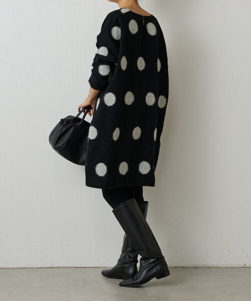 「BEARDSLEY」 長袖ワンピース FREE ベージュ レディース_画像5