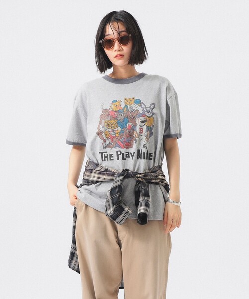 tシャツ 「別注」HEAR MY NAME × maturely / プレイヤーズ プリント ショートスリーブ レディースの画像