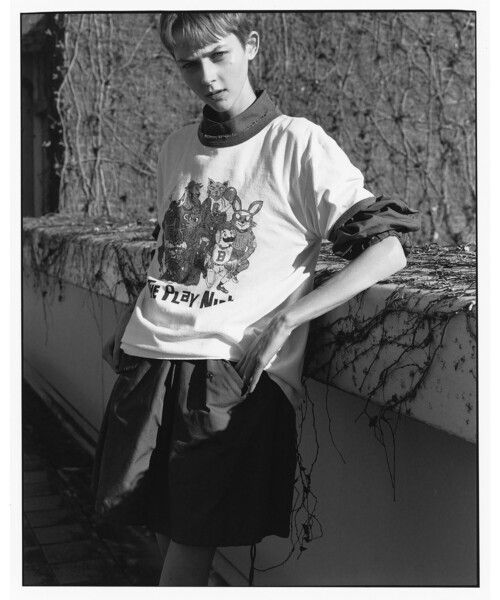 tシャツ 「別注」HEAR MY NAME × maturely / プレイヤーズ プリント ショートスリーブ レディースの画像