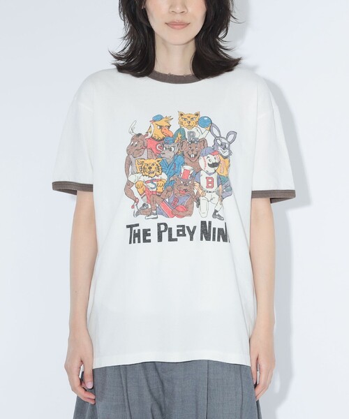 tシャツ 「別注」HEAR MY NAME × maturely / プレイヤーズ プリント ショートスリーブ レディースの画像