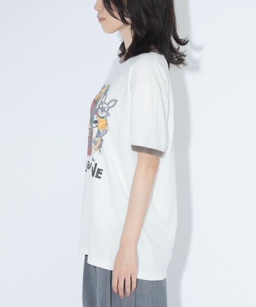 tシャツ 「別注」HEAR MY NAME × maturely / プレイヤーズ プリント ショートスリーブ レディースの画像
