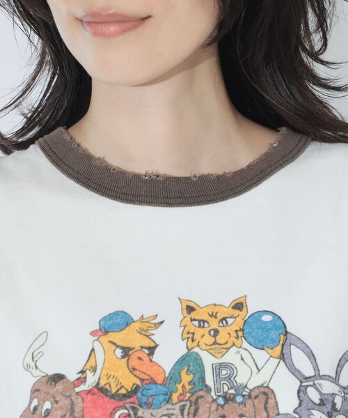 tシャツ 「別注」HEAR MY NAME × maturely / プレイヤーズ プリント ショートスリーブ レディースの画像
