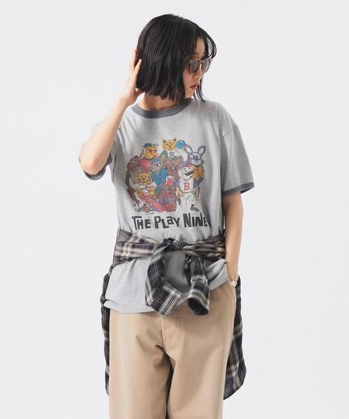 tシャツ 「別注」HEAR MY NAME × maturely / プレイヤーズ プリント ショートスリーブ レディースの画像