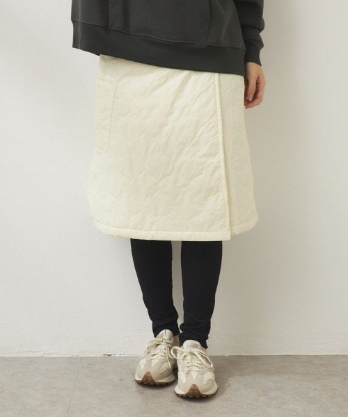 FILA GOLF スカート フィラゴルフ 中綿 キルティング 巻きスカート