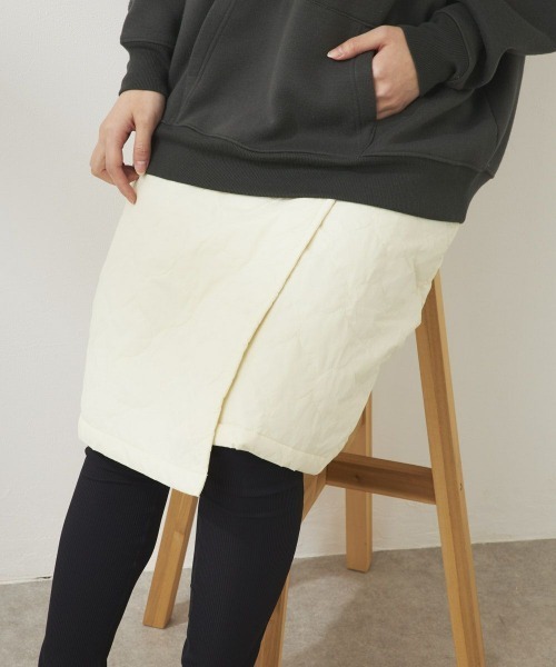 FILA GOLF スカート フィラゴルフ 中綿 キルティング 巻きスカート