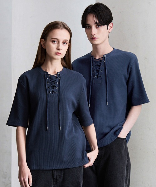CLEL（クレイル） tシャツ 速乾 「CLEL」Functional Thermal Lace-Up