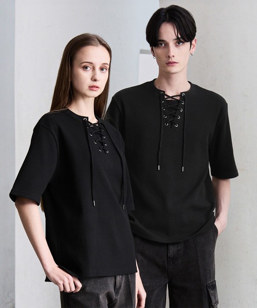 CLEL（クレイル） tシャツ 速乾 「CLEL」Functional Thermal Lace-Up