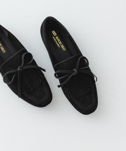 「RODE SKO」 フラットパンプス 38 ブラック レディース_画像9