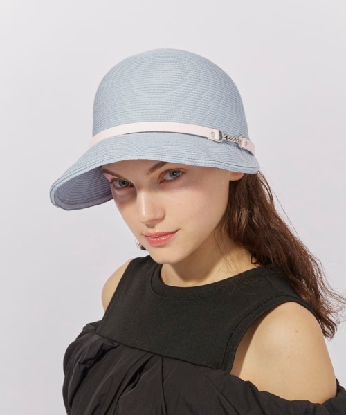 Chapeau d' O キャップ 帽子 グレー シャポードオー Chapeau d' O（シャポードオー） キャップ 帽子 Si_Braid Bit Wide Cap