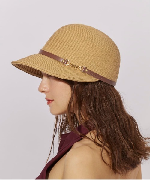 Chapeau d' O（シャポードオー） キャップ 帽子 Si_Braid Bit Wide Cap