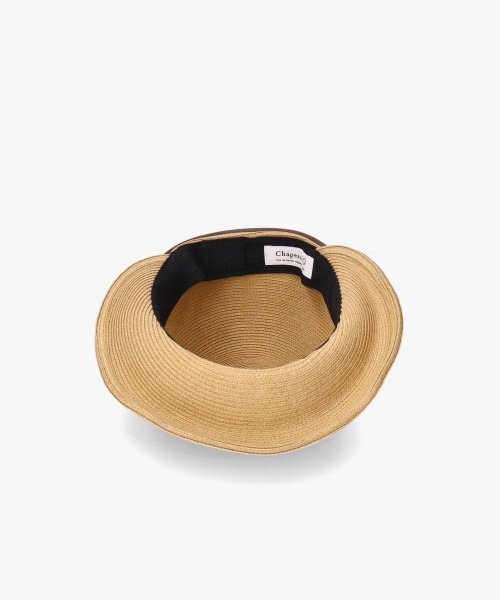 Chapeaud'O キャップ　帽子　ベージュ Chapeau d' O（シャポードオー） キャップ 帽子 Si_Braid Bit Wide Cap