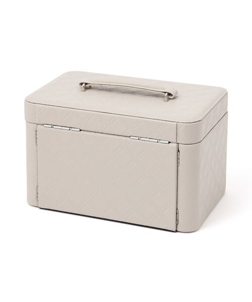 Francfranc（フランフラン） 収納 キルト ジュエリーボックス グレー