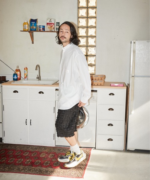 「ADAM PATEK」 長袖シャツ 1 ホワイト メンズ_画像4