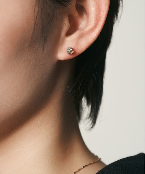 ピアス K18/プラチナ ピアス レディース メンズの画像