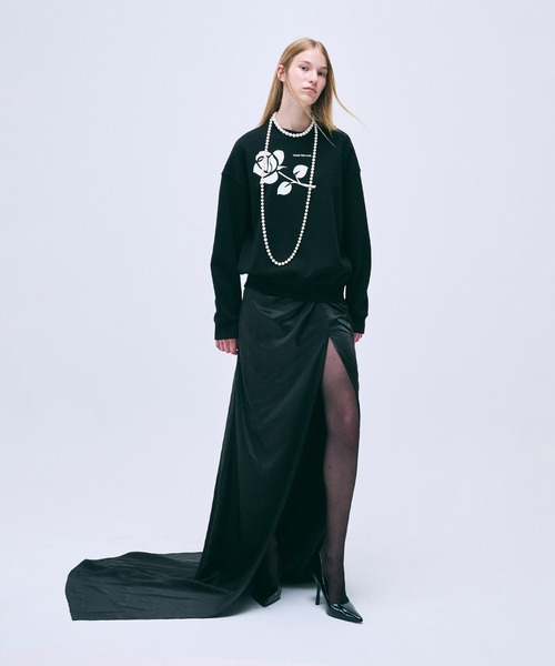 「Mardi Mercredi」 スウェットカットソー FREE ヘザーグレー レディース_画像3