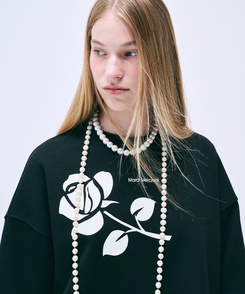 「Mardi Mercredi」 スウェットカットソー FREE ヘザーグレー レディース_画像4