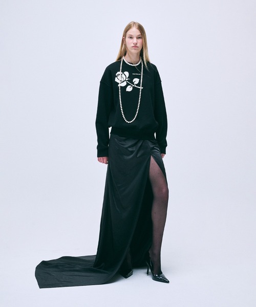 「Mardi Mercredi」 スウェットカットソー FREE ヘザーグレー レディース_画像5