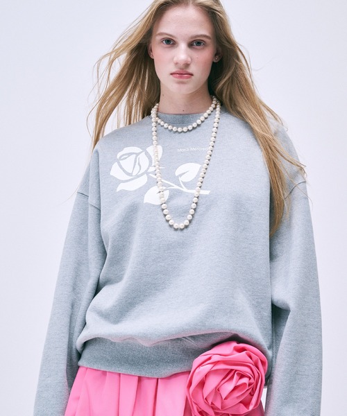 「Mardi Mercredi」 スウェットカットソー FREE ヘザーグレー レディース_画像7