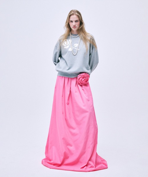 「Mardi Mercredi」 スウェットカットソー FREE ヘザーグレー レディース_画像8