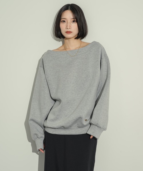 「NEUNA」 長袖カットソー FREE アイボリー レディース_画像2