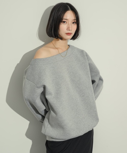 「NEUNA」 長袖カットソー FREE アイボリー レディース_画像4