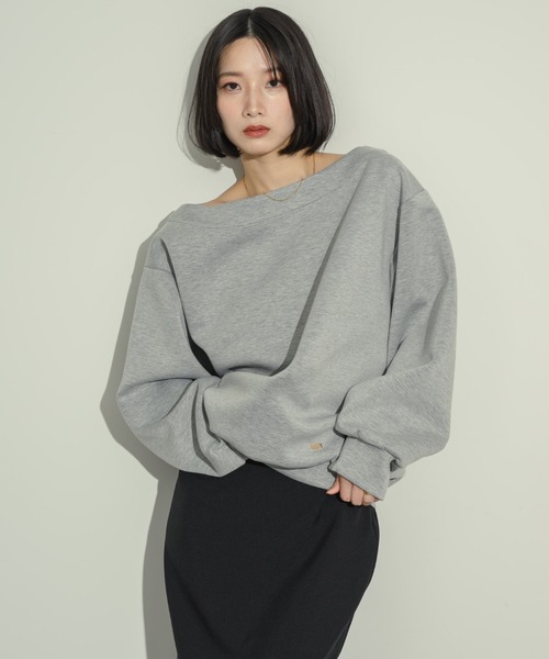 「NEUNA」 長袖カットソー FREE アイボリー レディース_画像6