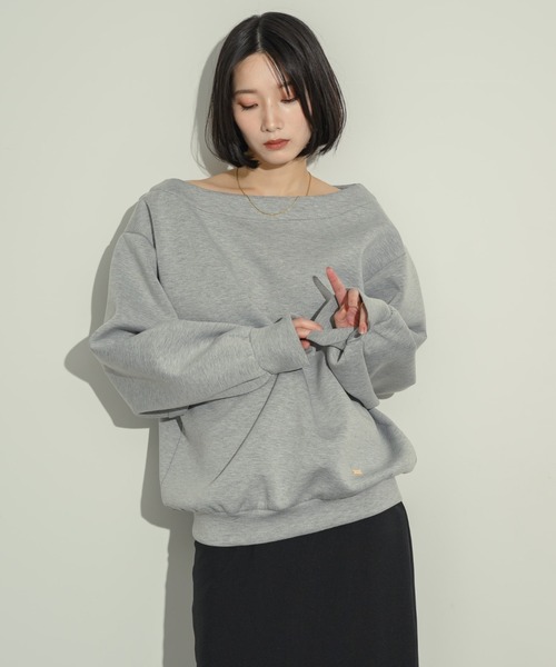 「NEUNA」 長袖カットソー FREE アイボリー レディース_画像9