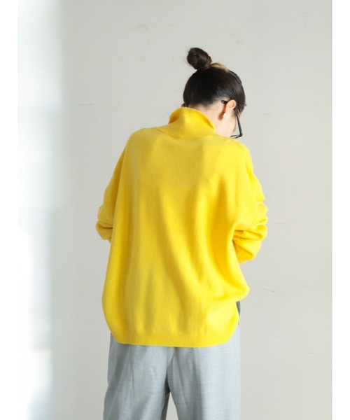 「FIL DE FER」 長袖ニット FREE パープル レディース_画像3