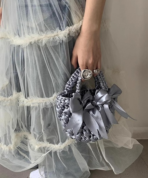 「LONSLAN」 ハンドバッグ FREE ブラック レディース_画像3