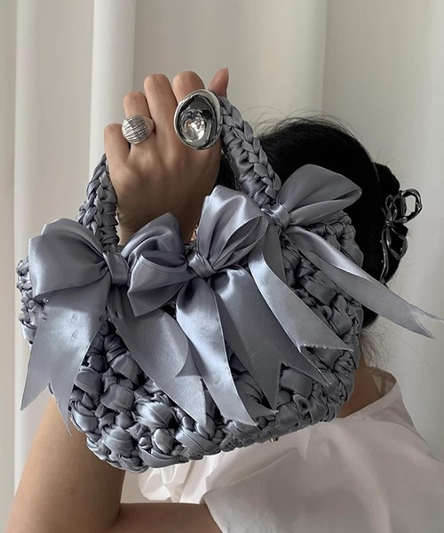 「LONSLAN」 ハンドバッグ FREE ブラック レディース_画像4