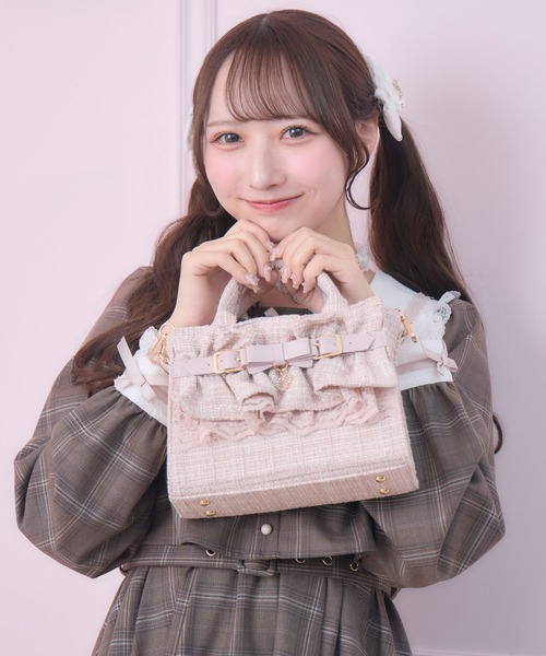 ROJITA（ロジータ） ショルダーバッグ バッグ ラメツイードフリル