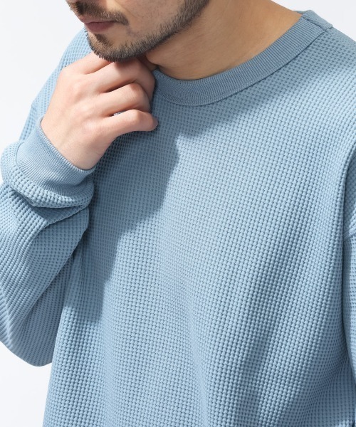 TIGORA（ティゴラ） tシャツ ワッフルロングTシャツ メンズ : ZOZOTOWN