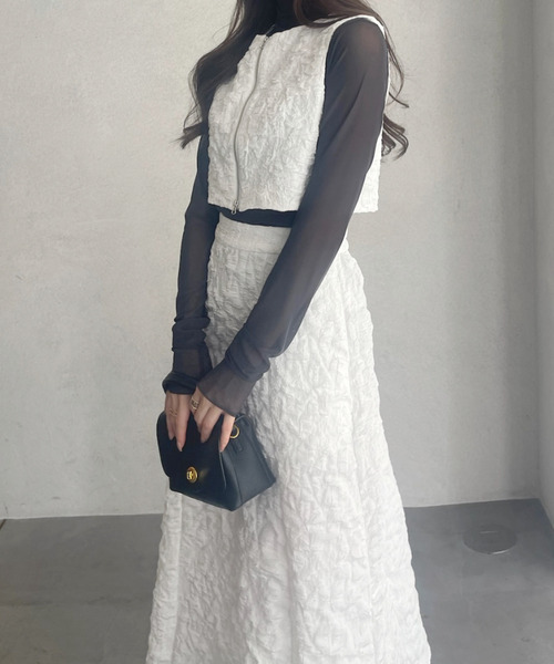 「Eclat one」 スカート FREE ブラック レディース_画像3