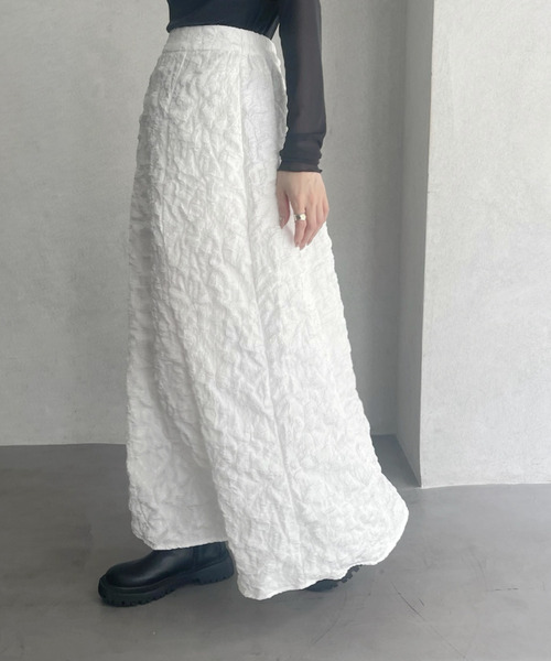 「Eclat one」 スカート FREE ブラック レディース_画像7