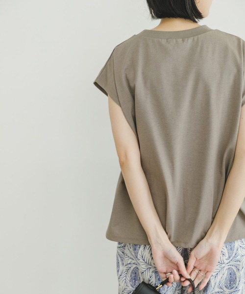 「ITEMS URBANRESEARCH」 半袖カットソー FREE オレンジ レディース_画像6