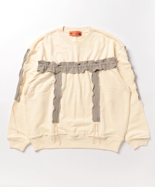 「RehersalL」 スウェットカットソー FREE ベージュ レディース_画像3