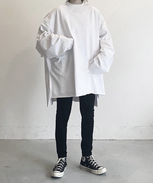 「YACA」 長袖ワンピース FREE ホワイト レディース_画像3