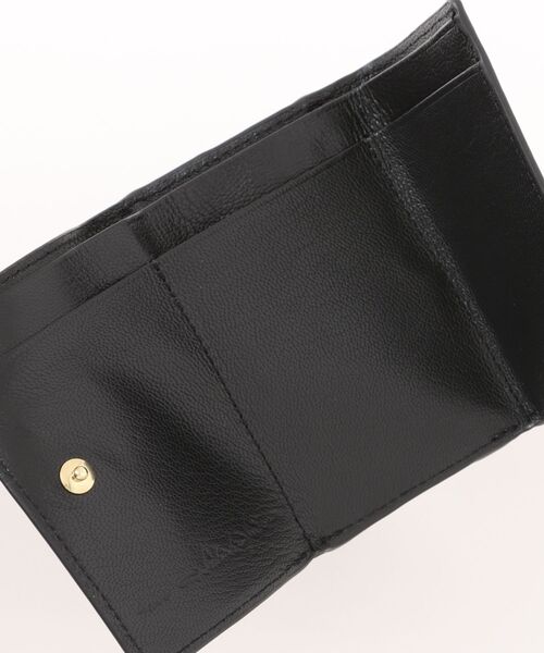 SAN HIDEAKI MIHARA 財布　三つ折り　黒　scrapbook Scrap Book（スクラップブック） 財布 「SAN HIDEAKI MIHARA」アリス三