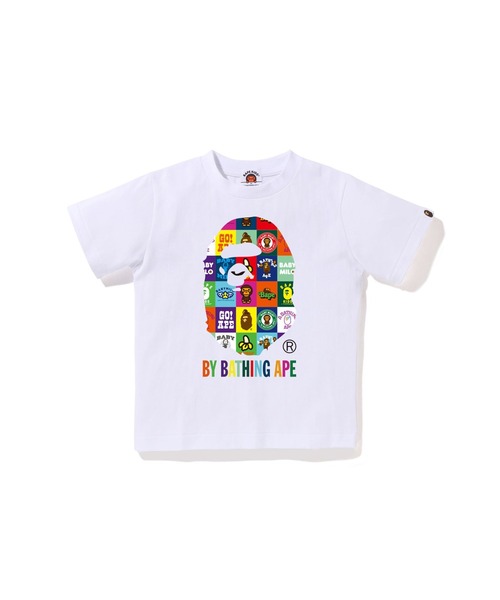A BATHING APE（アベイシングエイプ） tシャツ BABY MILO PATCHWORK BY