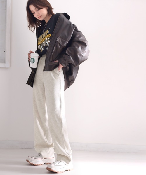 「Java」 スウェットパンツ X-LARGE ブラック レディース_画像6