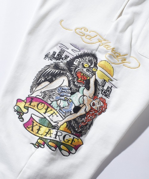 「Ed Hardy」 スウェットパンツ M ブラック メンズ_画像7