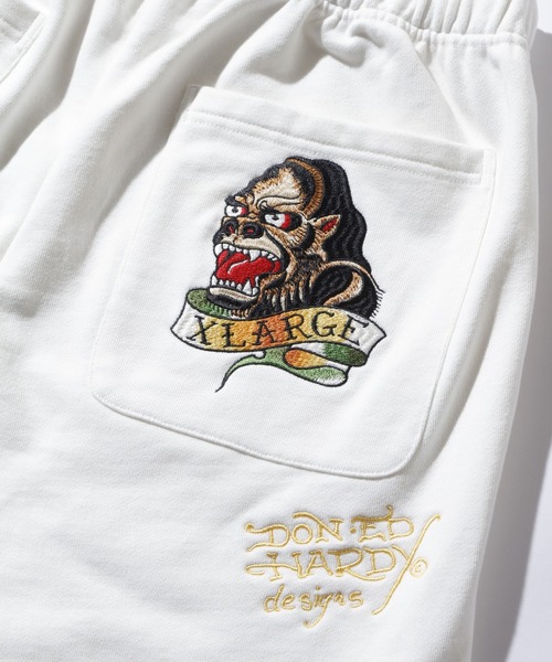 「Ed Hardy」 スウェットパンツ M ブラック メンズ_画像9
