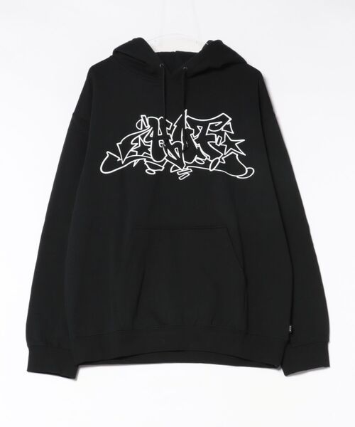 HUF ブラック　パーカー CORSO HEAVYWEIGHT FULL ZIP HOODIE（パーカー）｜HUF（ハフ）の