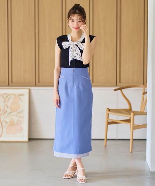 MISCH MASCH（ミッシュマッシュ） スカート 2026春夏新作 裾シアー