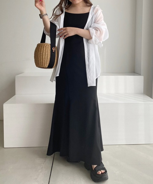 「one after another NICE CLAUP」 フラットサンダル LARGE アイボリー レディース_画像3