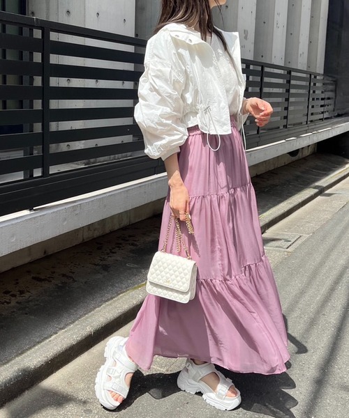 「one after another NICE CLAUP」 フラットサンダル LARGE アイボリー レディース_画像4