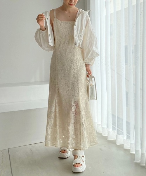 「one after another NICE CLAUP」 フラットサンダル LARGE アイボリー レディース_画像5