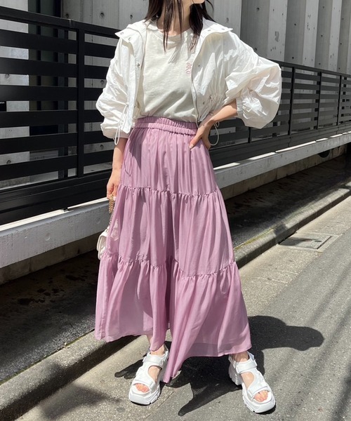 「one after another NICE CLAUP」 フラットサンダル LARGE アイボリー レディース_画像6