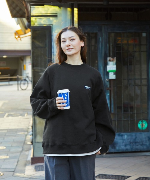 「THE CRAFT CREW PRODUCTS」 スウェットカットソー L ブラック メンズ_画像8