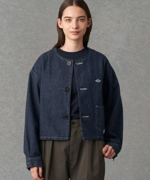 Danton(ダントン) デニムジャケット 38 インディゴブルー レディース Danton(ダントン) デニムジャケット 38 インディゴブルー レディース